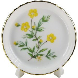 Meadow Minton Bone China Trinket, Coaster, Mint, Candy, Pin Dish Plate England